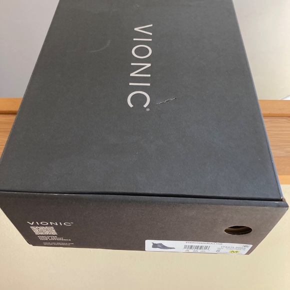 VIONIC EVERGREEN BOOTS BOOTIES BLACK SIZE 8 NIB - Picture 9 of 9